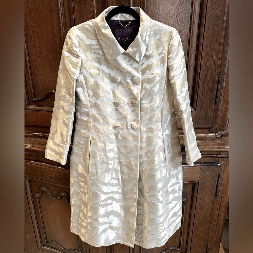 Asprey Woman’s Coat, Pale Gold Meralic
